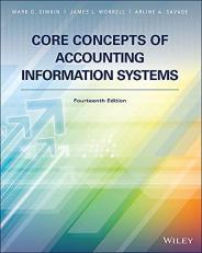 Core Concepts of Accounting Information Systems 14th