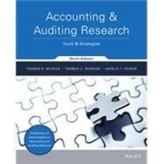 Accounting and Auditing Research : Tools and Strategies 9th