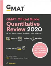 GMAT Official Guide 2020 Quantitative Review : Book + Online Question Bank 