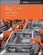 Big C++ : Late Objects 3rd