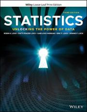 Statistics : Unlocking the Power of Data 3rd