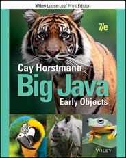 Big Java : Early Objects 7th