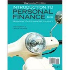 Introduction to Personal Finance: Beginning Your Financial Journey, 2e WileyPLUS Single-term