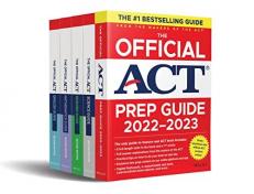 The Official ACT Prep and Subject Guides 2022-2023 Complete Set 