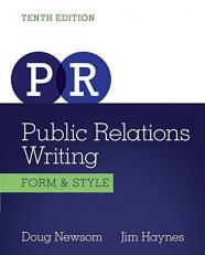 Public Relations Writing : Form and Style 10th