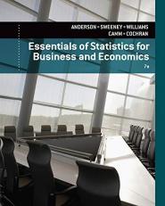 Essentials of Statistics for Business and Economics 7th
