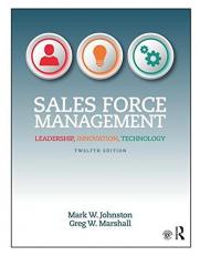 Sales Force Management : Leadership, Innovation, Technology 12th