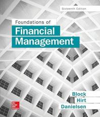 Foundations of Financial Management 16th