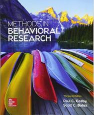 Methods in Behavioral Research 13th