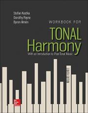 Workbook for Tonal Harmony 8th