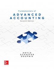 Fundamentals of Advanced Accounting 7th