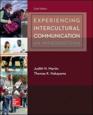 Experiencing Intercultural Communication: an Introduction 6th