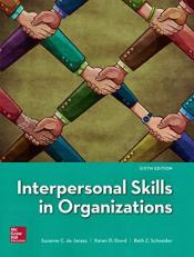 Interpersonal Skills in Organizations 6th