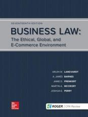 Business Law : The Ethical, Global, and E-Commerce Environment 