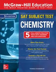 Chemistry, Sat Subject Test 5th