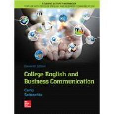 College English and Business Communication - Student Activity Workbook 11th