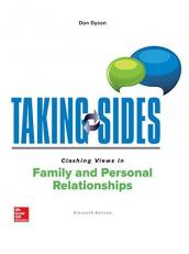 Taking Sides: Clashing Views in Family and Personal Relationships 11th