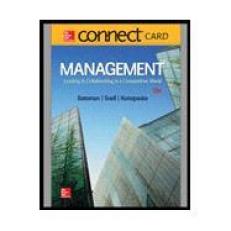 MANAGEMENT 13TH EDITION - CONNECT ACCESS CODE