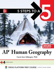 5 Steps To A 5 Ap Human Geography 2020