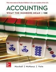ACCOUNTING: WHAT THE NUMBERS MEAN (ISE) 12th edition
