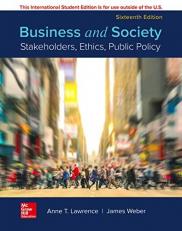 ISE BUSINESS AND SOCIETY: STAKEHOLDERS ETHC PUBLIC POLICY 16th