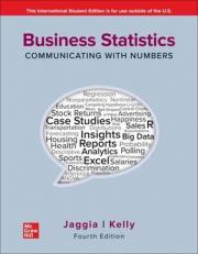 Business Statistics: Communicating with Numbers 4Th Edition (International Edition)