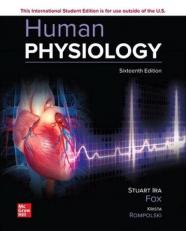 Human Physiology 16th