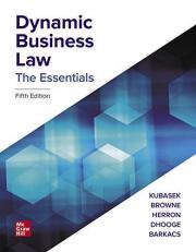 Loose Leaf for Dynamic Business Law: the Essentials 5th