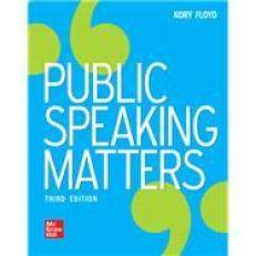Public Speaking Matters 