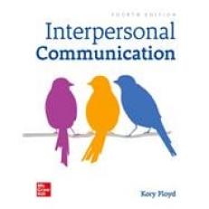 Interpersonal Communication -Ebook Access 4th