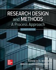 Research Design and Methods: A Process Approach 11th