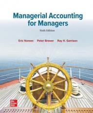 Managerial Accounting for Managers - Connect Access Code 6th