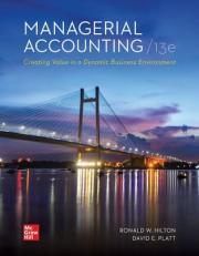 Managerial Accounting (Looseleaf) 13th