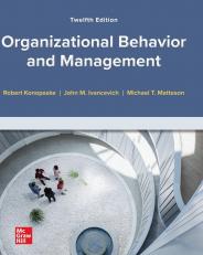Organizational Behavior And Management 12th