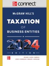 Connect Online Access for McGraw-Hill's Taxation of Business Entities 2024 Edition 15th