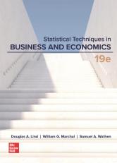 Statistical Techniques in Business and Economics 19th