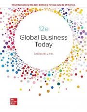 Global Business Today 12th Edition (International Edition), Textbook only
