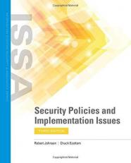 Security Policies and Implementation Issues 3rd