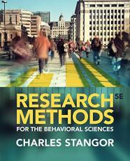 Research Methods for the Behavioral Sciences 5th