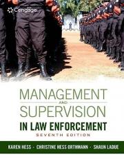 Management and Supervision in Law Enforcement 7th
