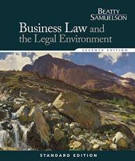 Business Law and the Legal Environment, Standard Edition 7th