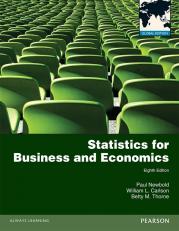 Statistics for Business and Economics, ePub, Global Edition 8th
