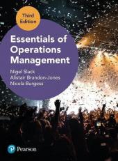 Essentials of Operations Management 3rd