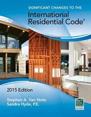 Significant Changes to the International Residential Code 2015 