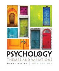 Psychology : Themes and Variations 10th