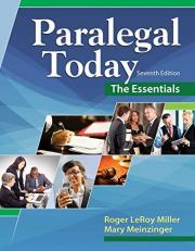 Paralegal Today : The Essentials 7th