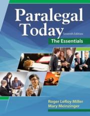 MindTap Paralegal for Miller/Meinzinger's Paralegal Today: The Essentials, 7th Edition, [Instant Access]