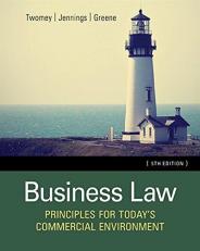 Business Law : Principles for Today's Commercial Environment 5th