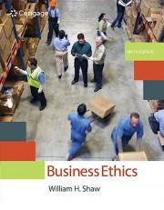 Business Ethics : A Textbook with Cases 9th