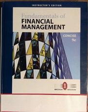 IE FUNDAMENTALS OF FINANCIAL MANAGEMENT CONCISE ED 